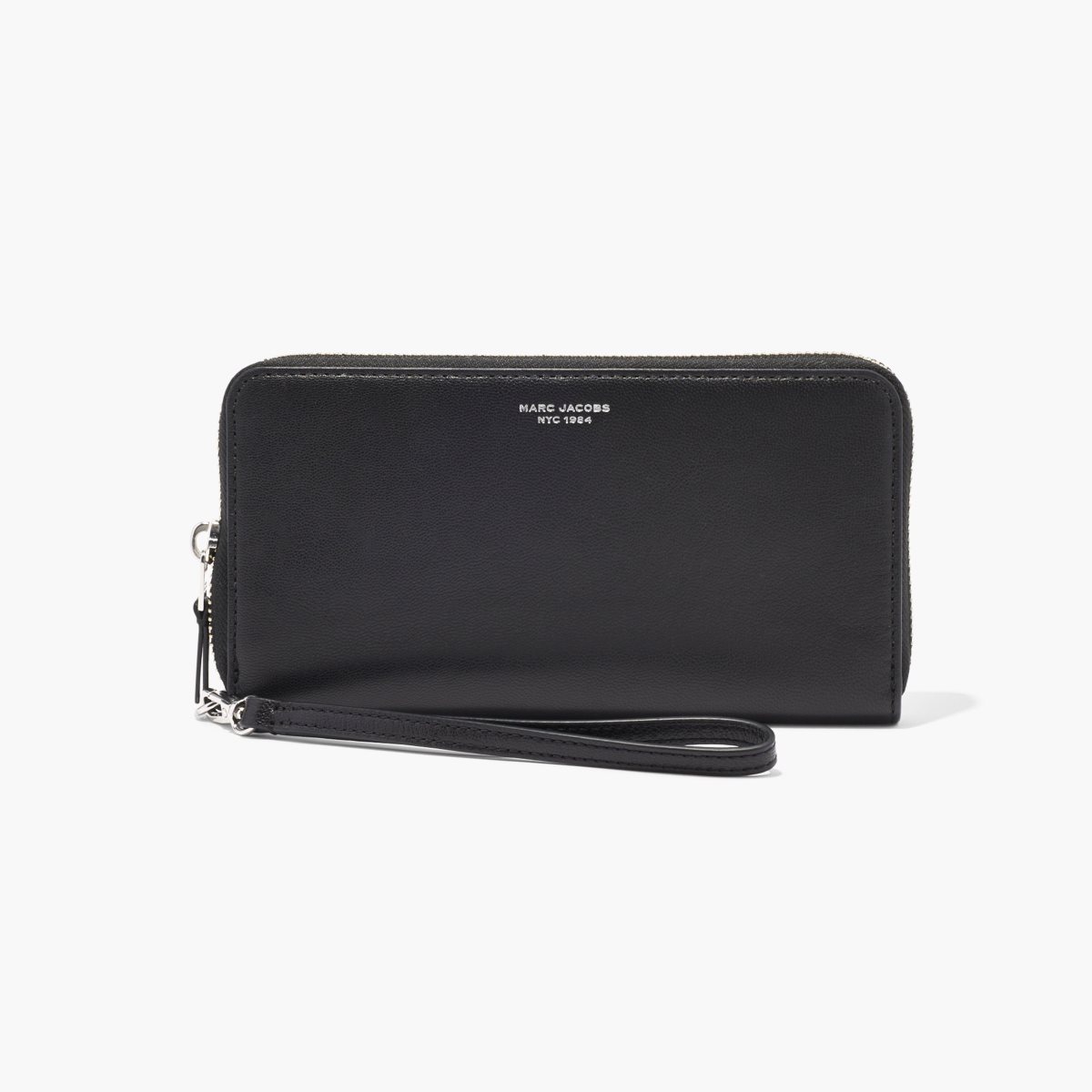 Marc Jacobs Slim 84 Continental Wristlet Wallet Black | KVP-350279