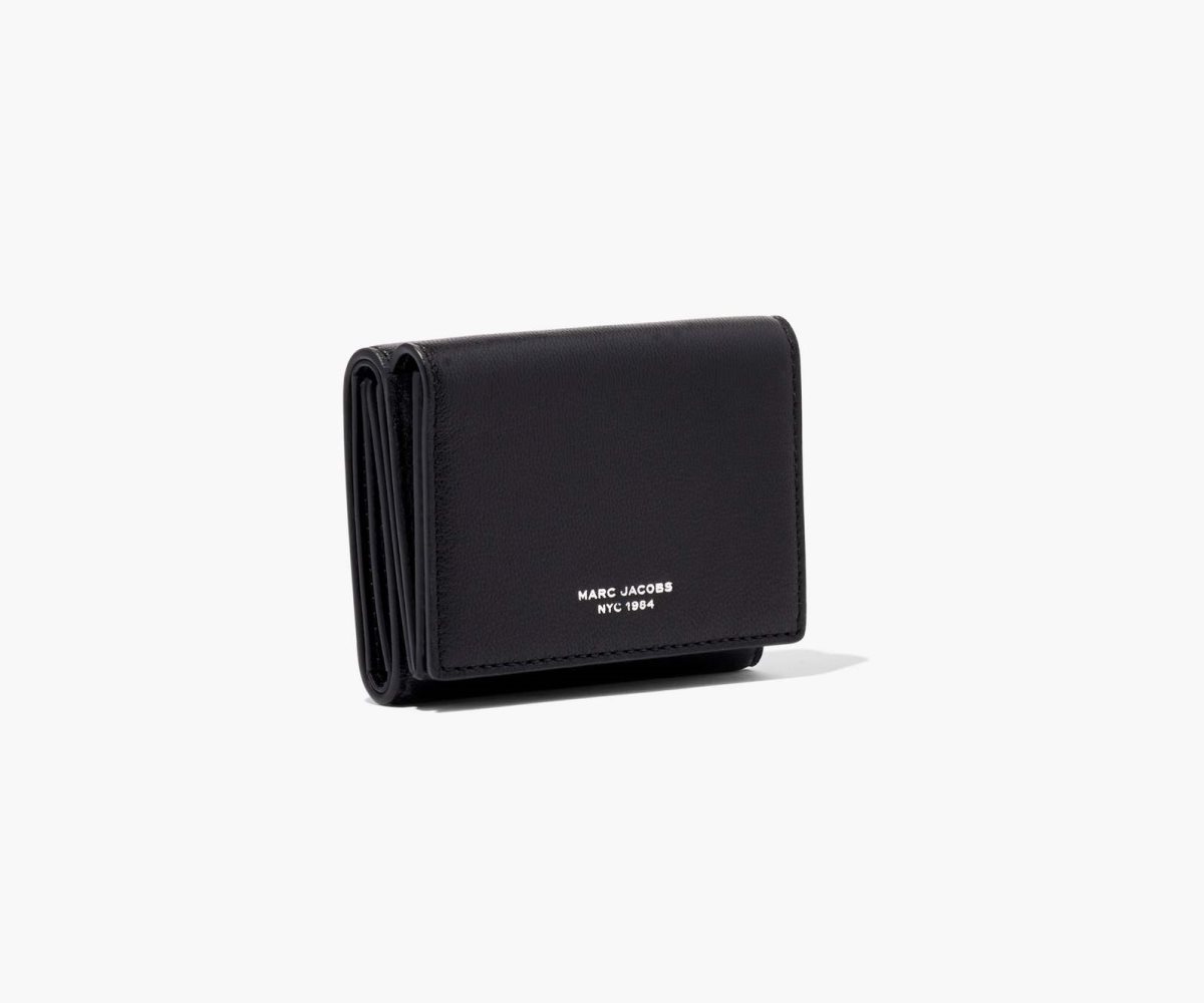 Marc Jacobs Slim 84 Medium Trifold Wallet Black | AQD-519283
