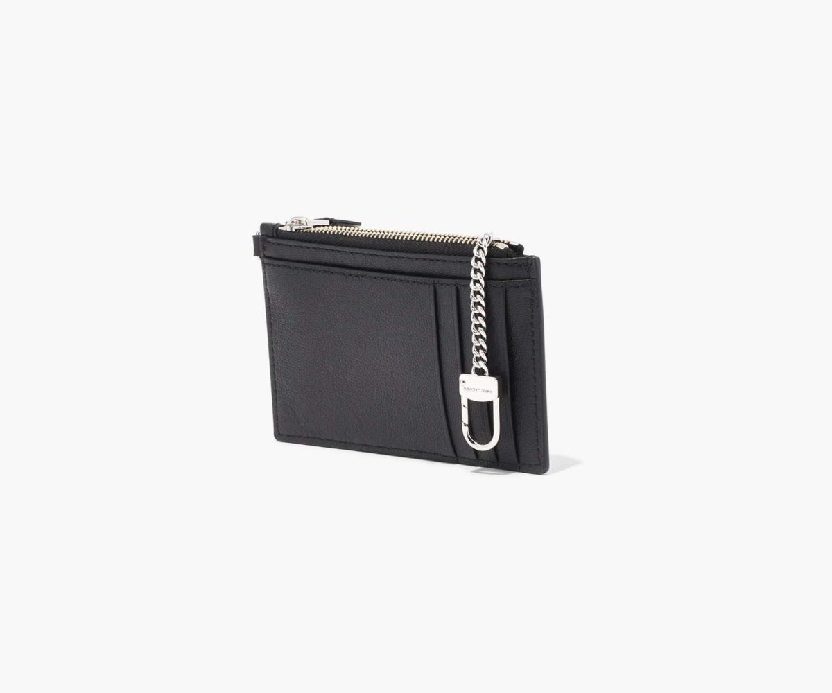 Marc Jacobs Slim 84 Top Zip Wristlet Black | LYJ-024756