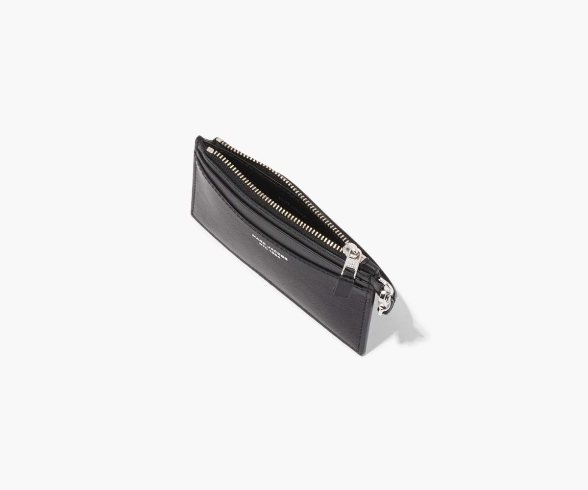Marc Jacobs Slim 84 Top Zip Wristlet Black | LYJ-024756