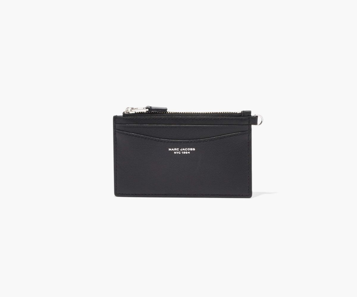 Marc Jacobs Slim 84 Top Zip Wristlet Black | LYJ-024756