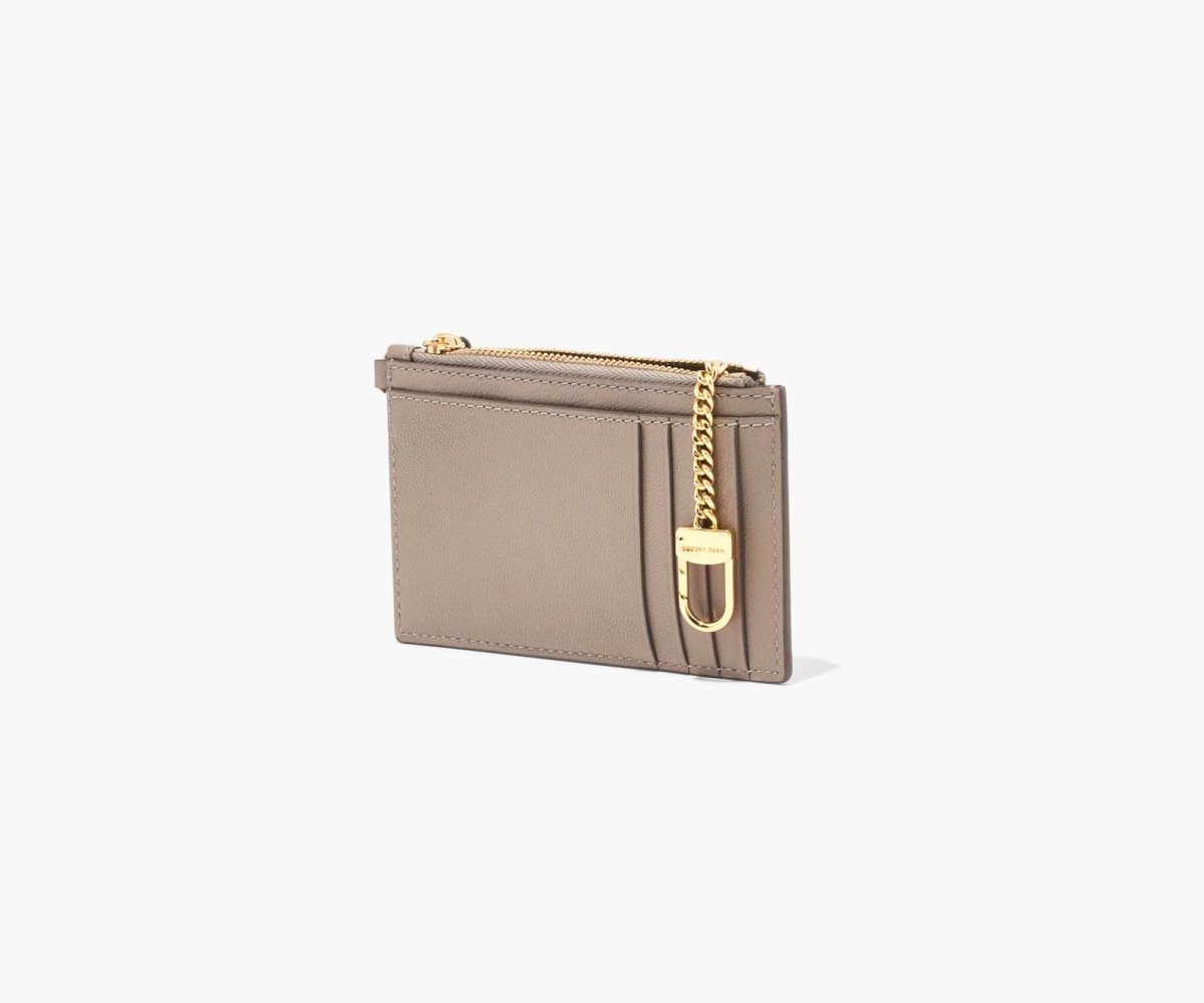 Marc Jacobs Slim 84 Top Zip Wristlet Cement | MOV-351642