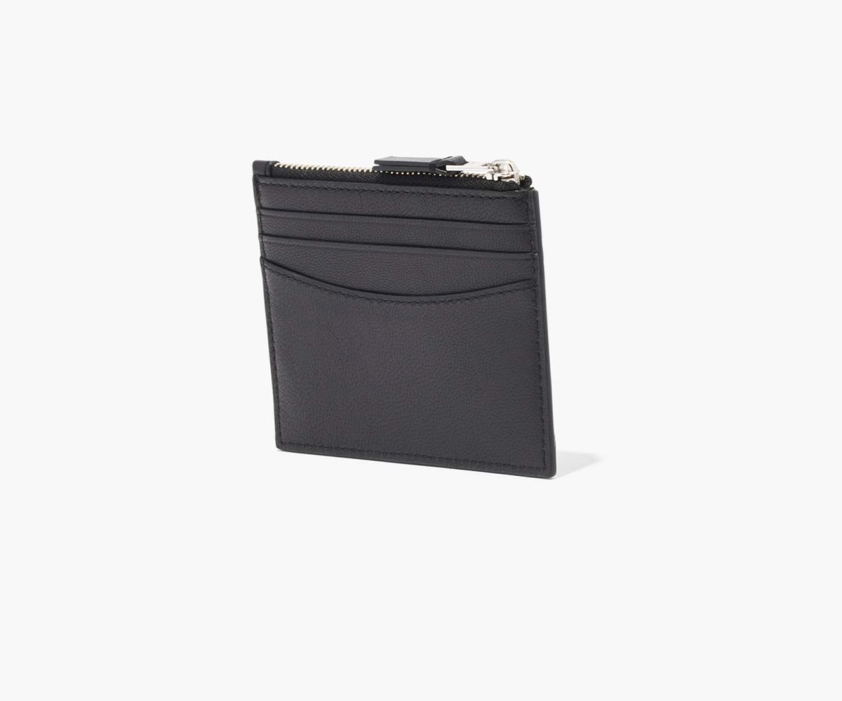Marc Jacobs Slim 84 Zip Card Case Black | RKZ-952784