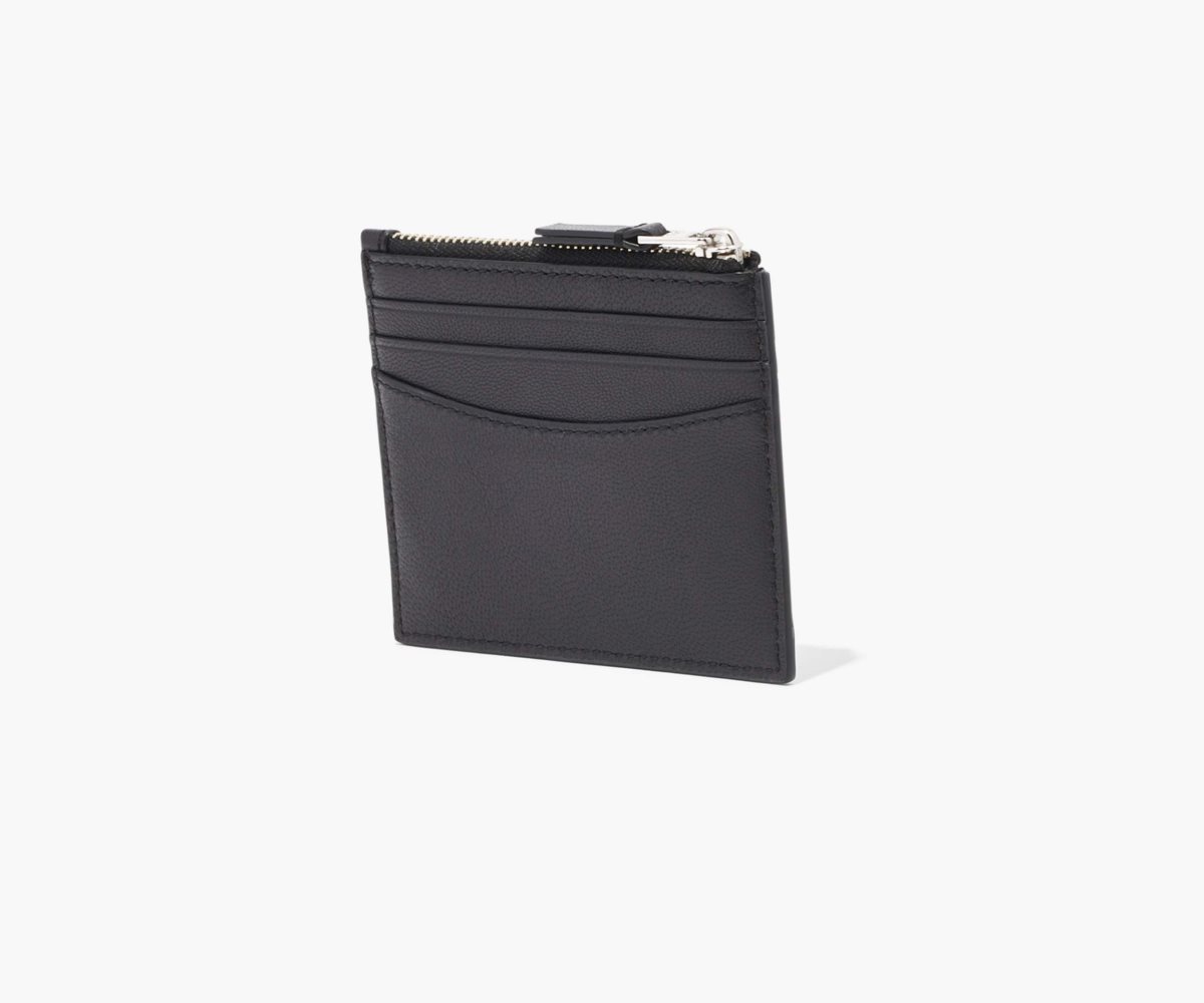 Marc Jacobs Slim 84 Zip Card Case Black | RKZ-952784