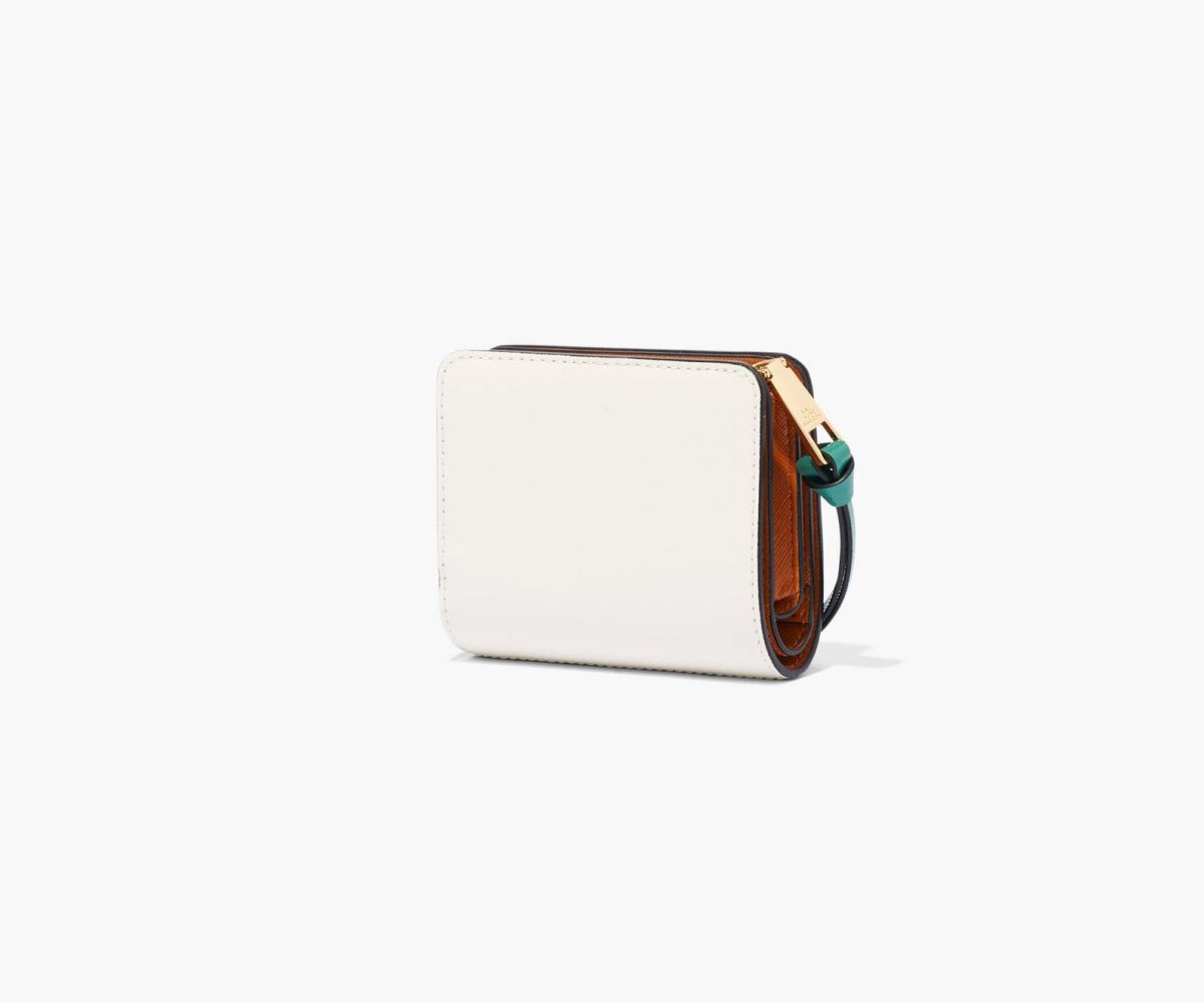 Marc Jacobs Snapshot Mini Compact Wallet Black/Honey Ginger Multi | OZG-205719