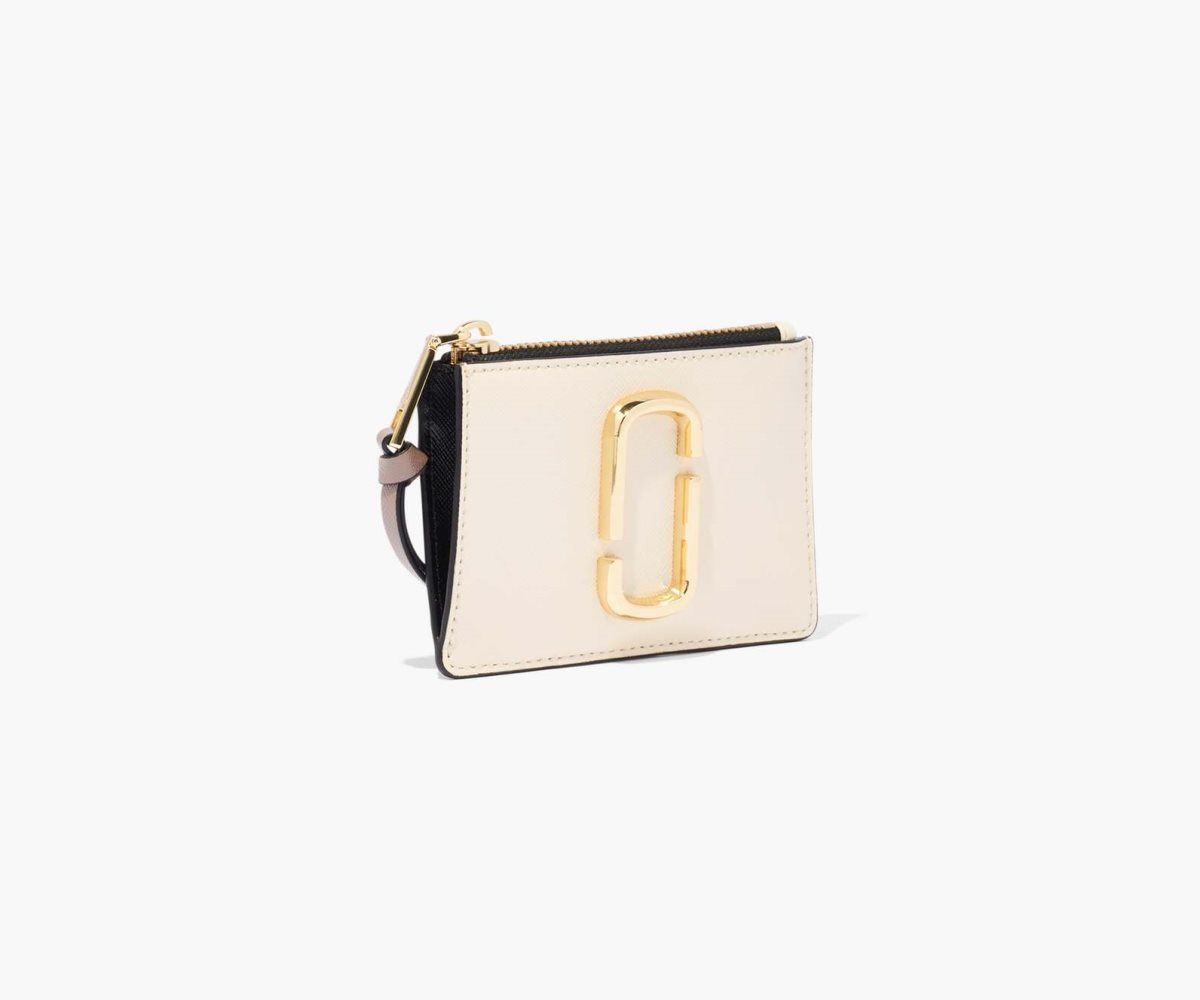 Marc Jacobs Snapshot Top Zip Multi Wallet New Cloud White Multi | IKE-608271