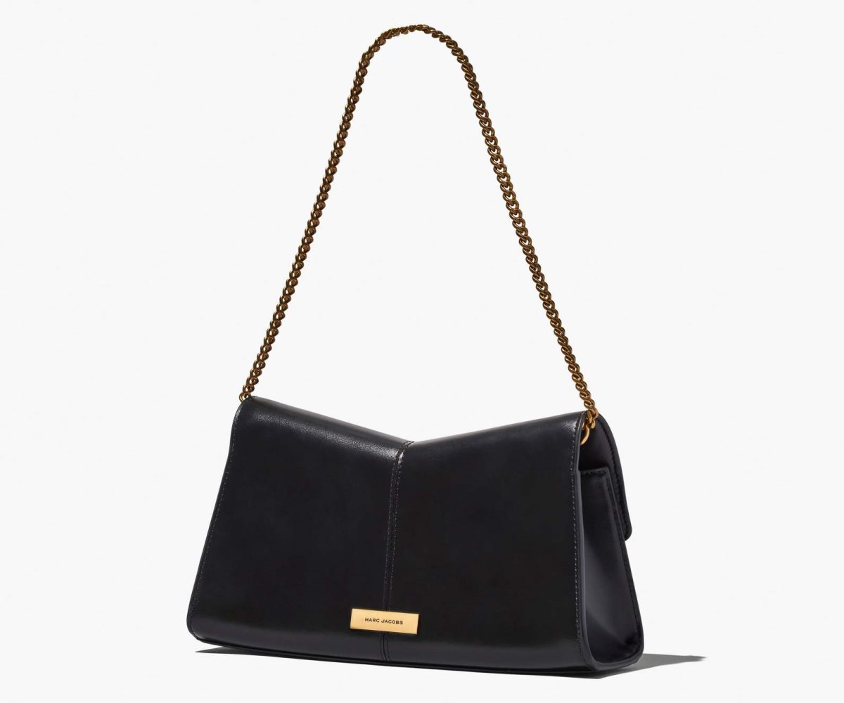 Marc Jacobs St. Marc Convertible Clutch Black | FNG-063251