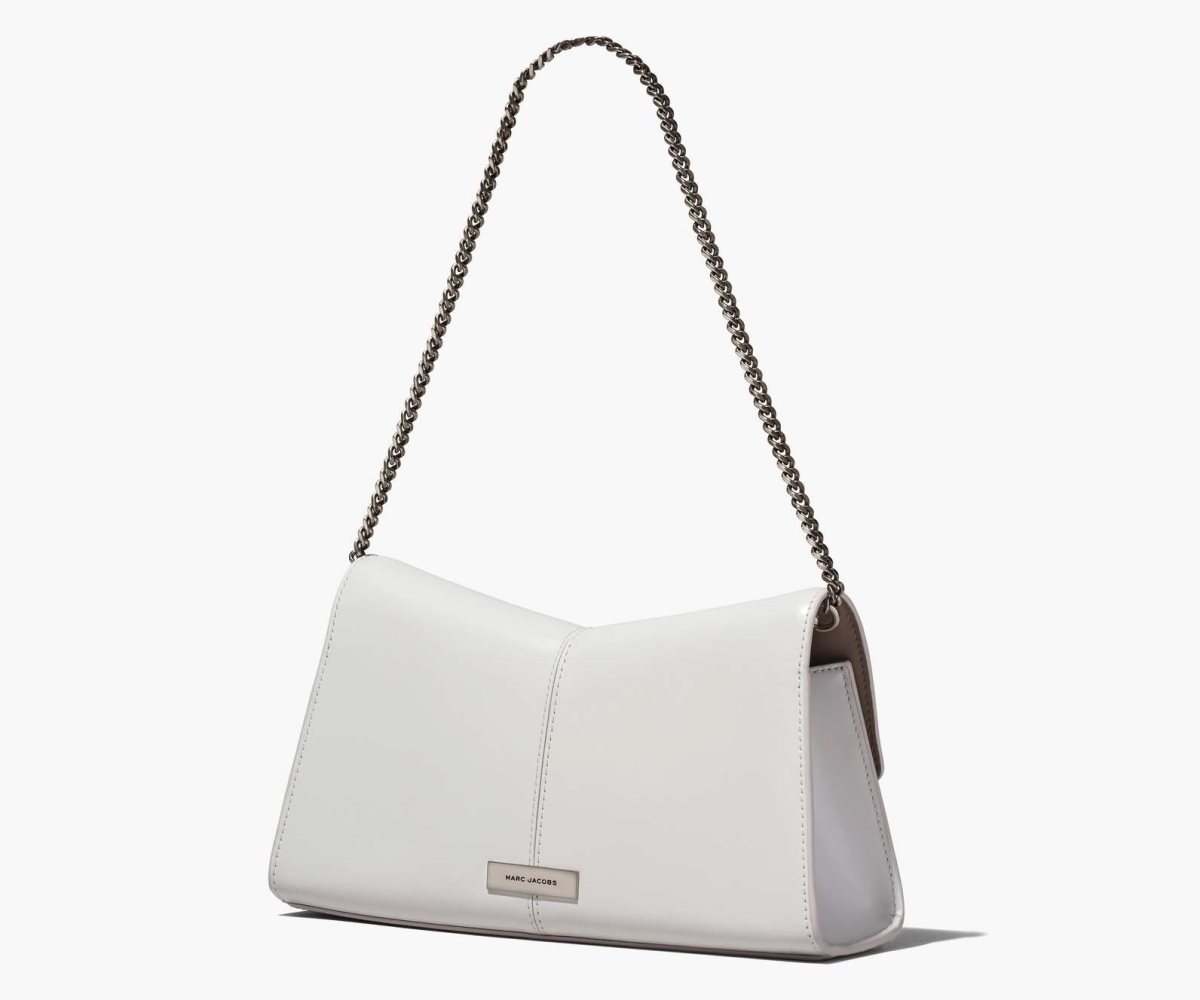 Marc Jacobs St. Marc Convertible Clutch White | STE-305814