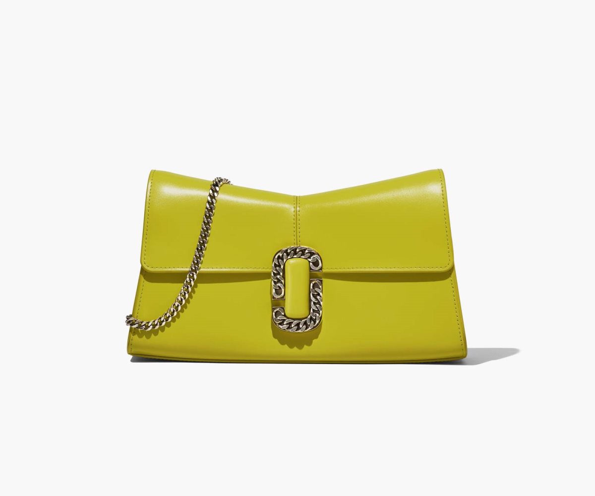 Marc Jacobs St. Marc Convertible Clutch Acid Lime | STV-794281