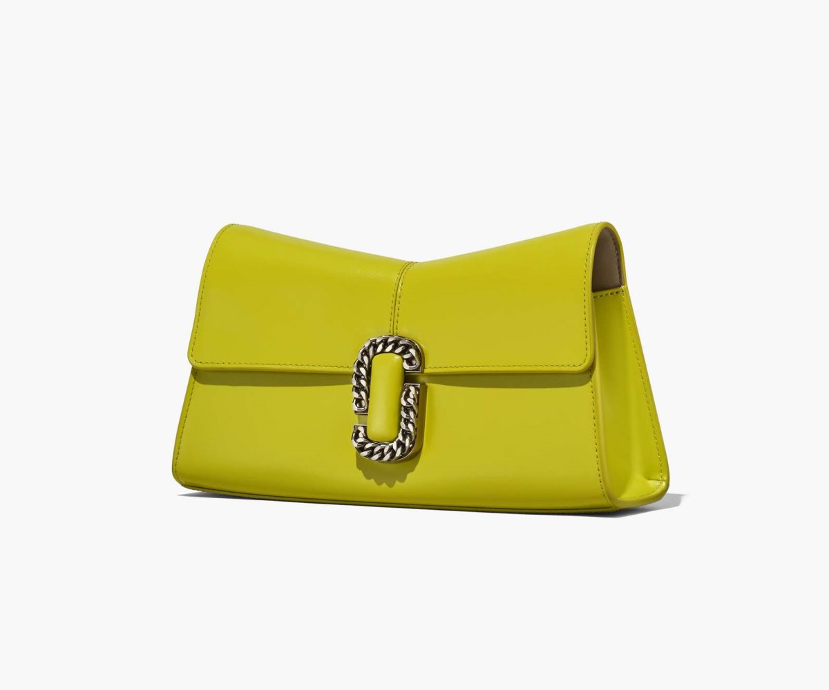 Marc Jacobs St. Marc Convertible Clutch Acid Lime | STV-794281