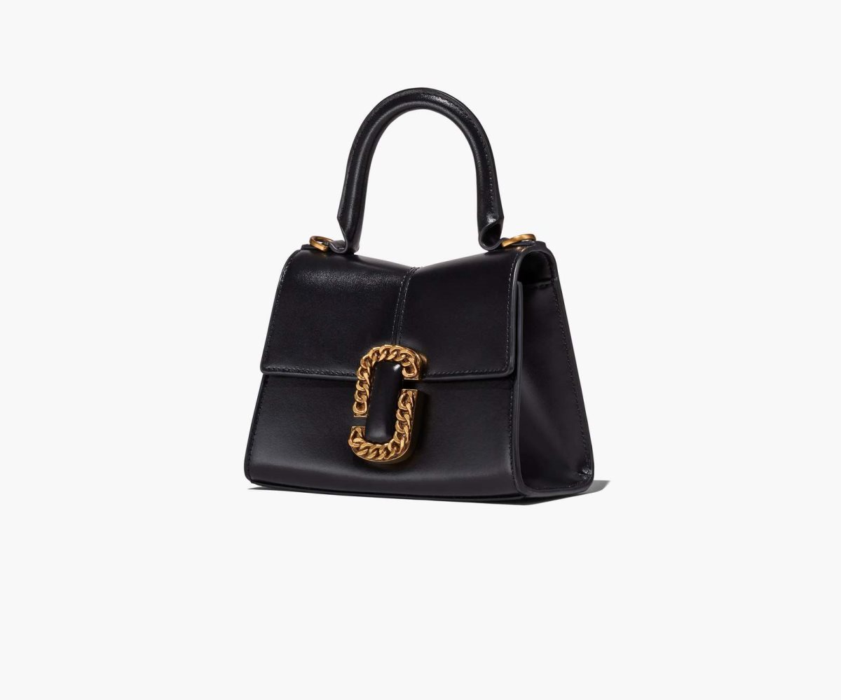 Marc Jacobs St. Marc Mini Top Handle Black | WYT-507943