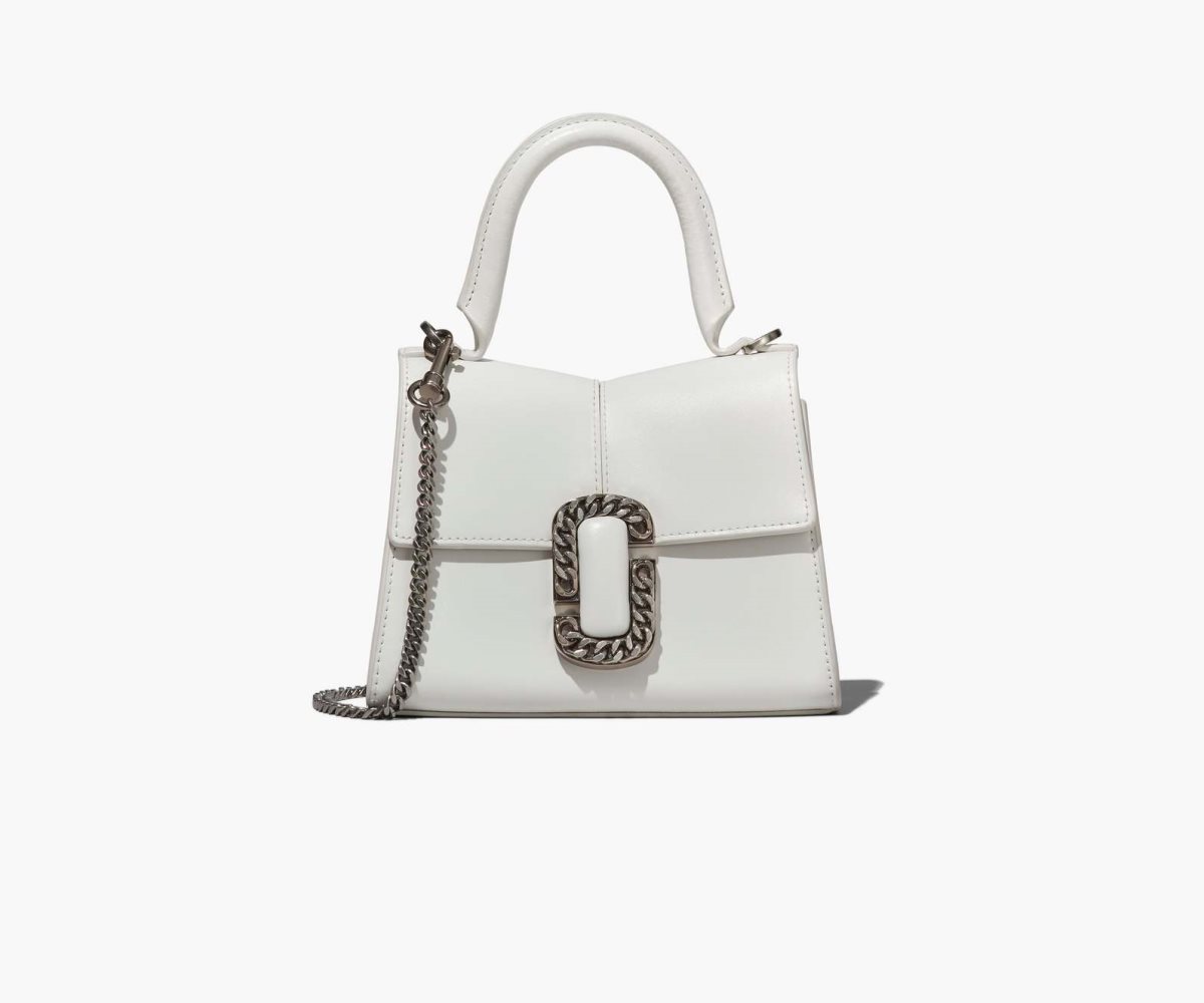 Marc Jacobs St. Marc Mini Top Handle White | RUS-074593