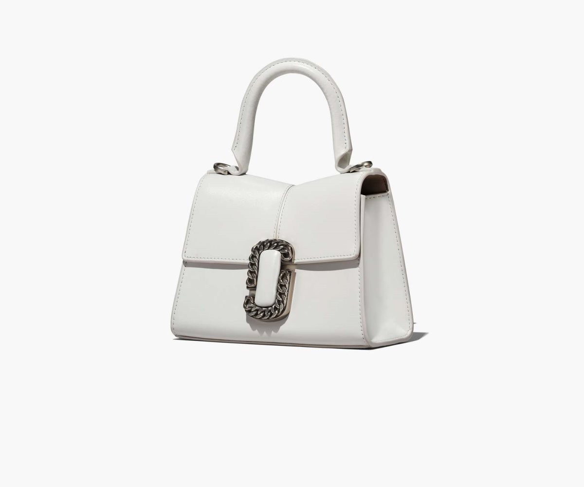 Marc Jacobs St. Marc Mini Top Handle White | RUS-074593