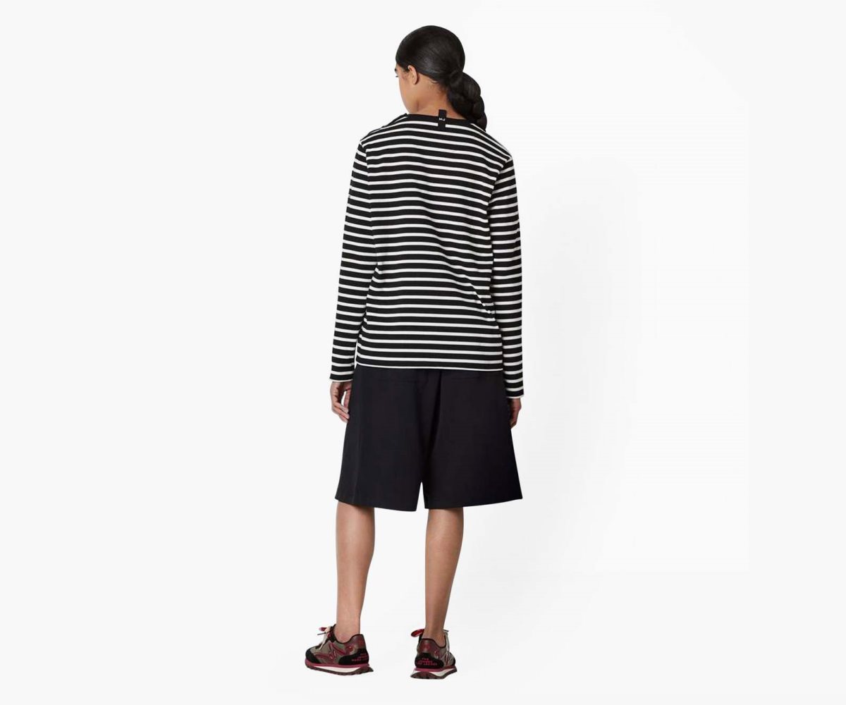 Marc Jacobs Striped T-Shirt Black Multi | OAK-764038