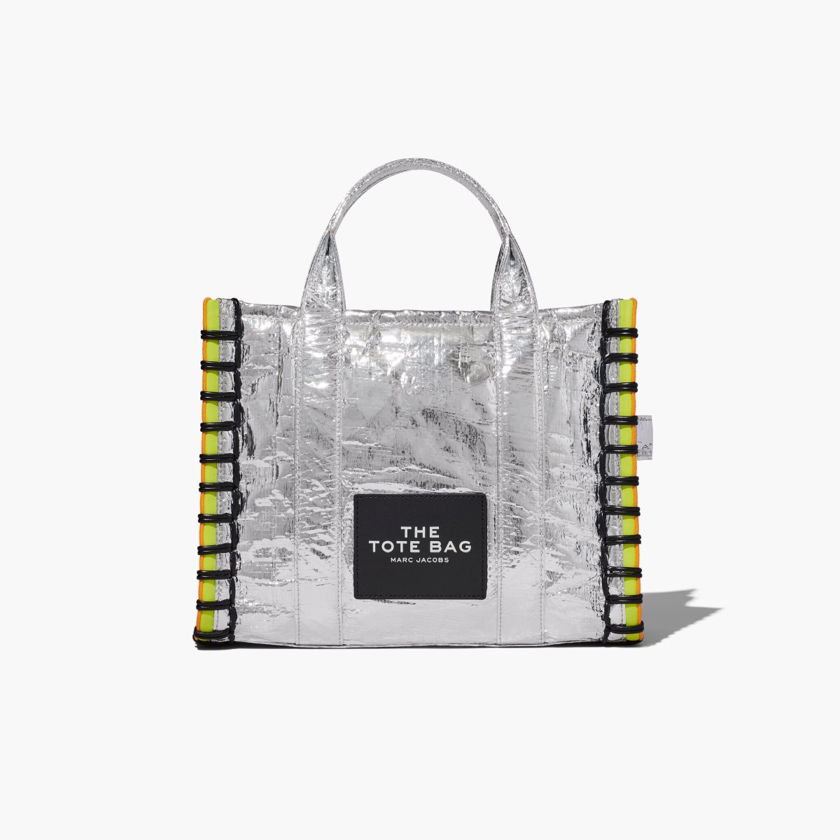 Marc Jacobs Tarp Medium Tote Silver | IOF-814592