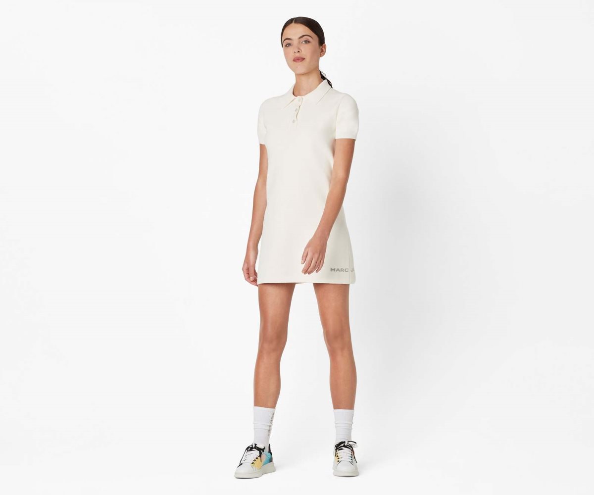 Marc Jacobs Tennis Dress Chalk | CSR-654371