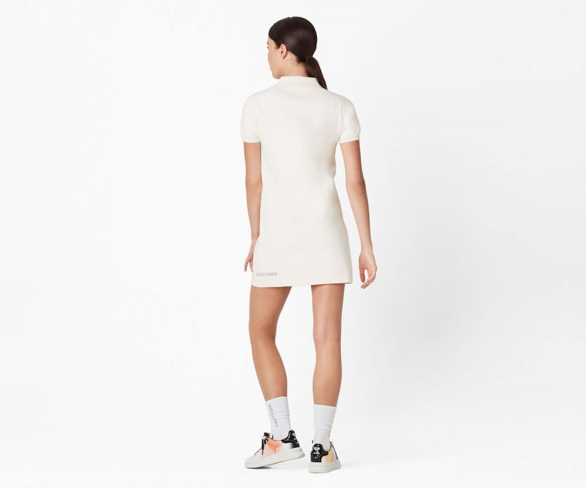 Marc Jacobs Tennis Dress Chalk | CSR-654371