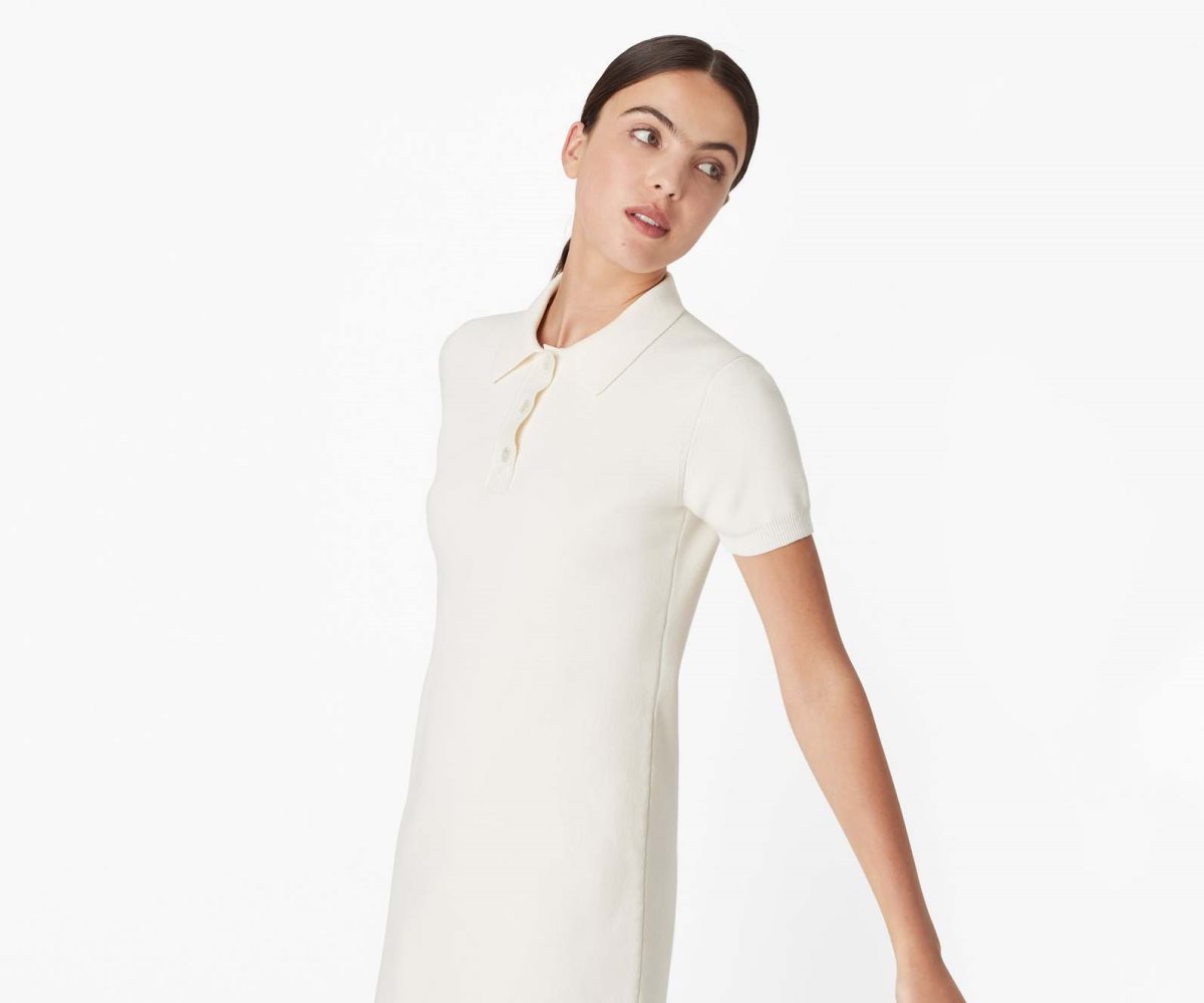 Marc Jacobs Tennis Dress Chalk | CSR-654371