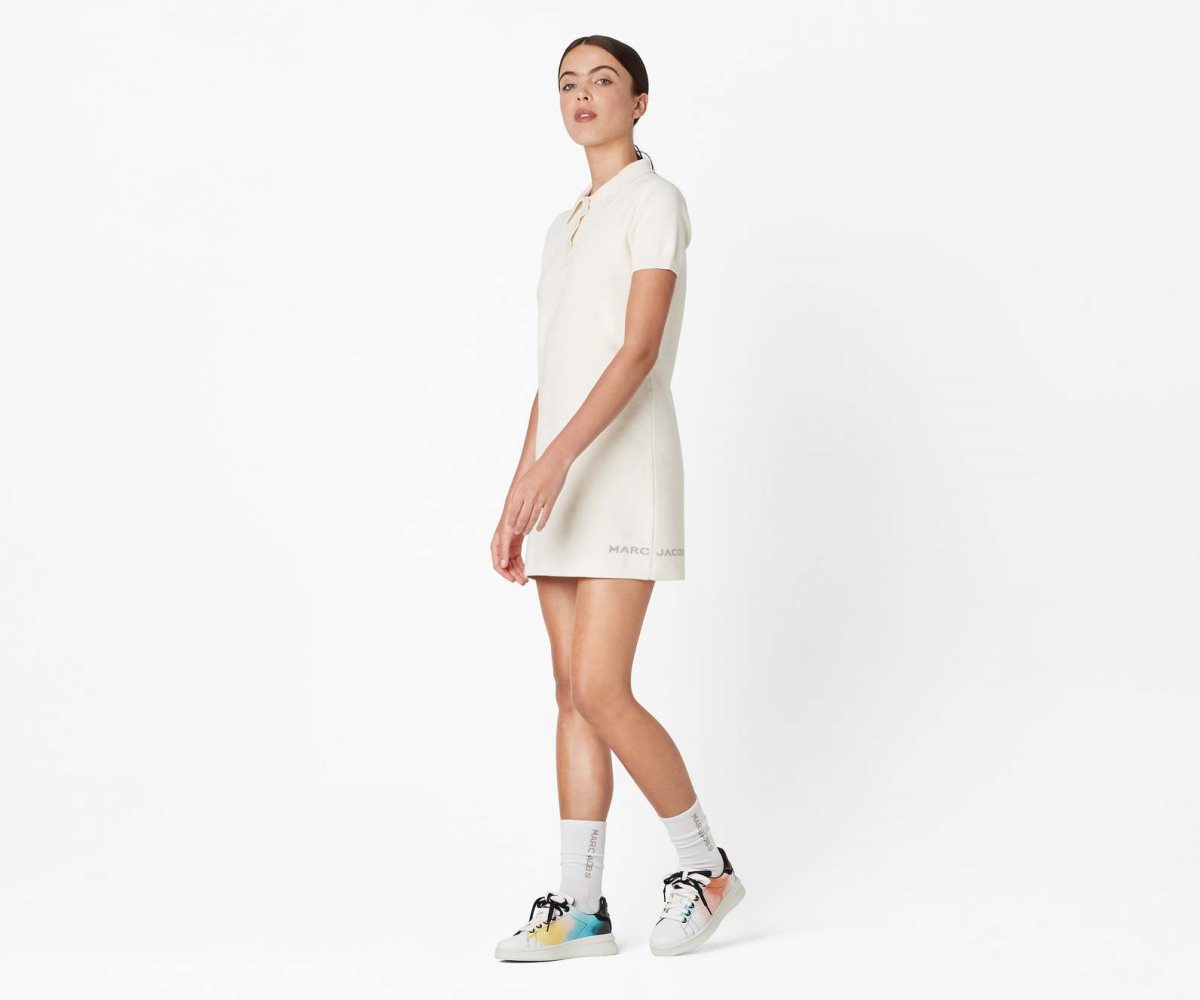 Marc Jacobs Tennis Dress Chalk | CSR-654371