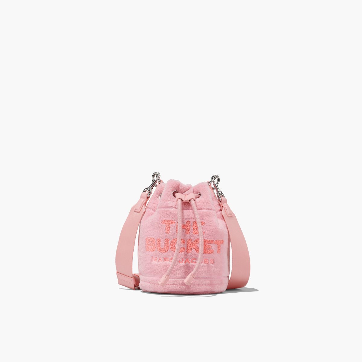 Marc Jacobs Terry Bucket Bag Light Pink | MAO-709815