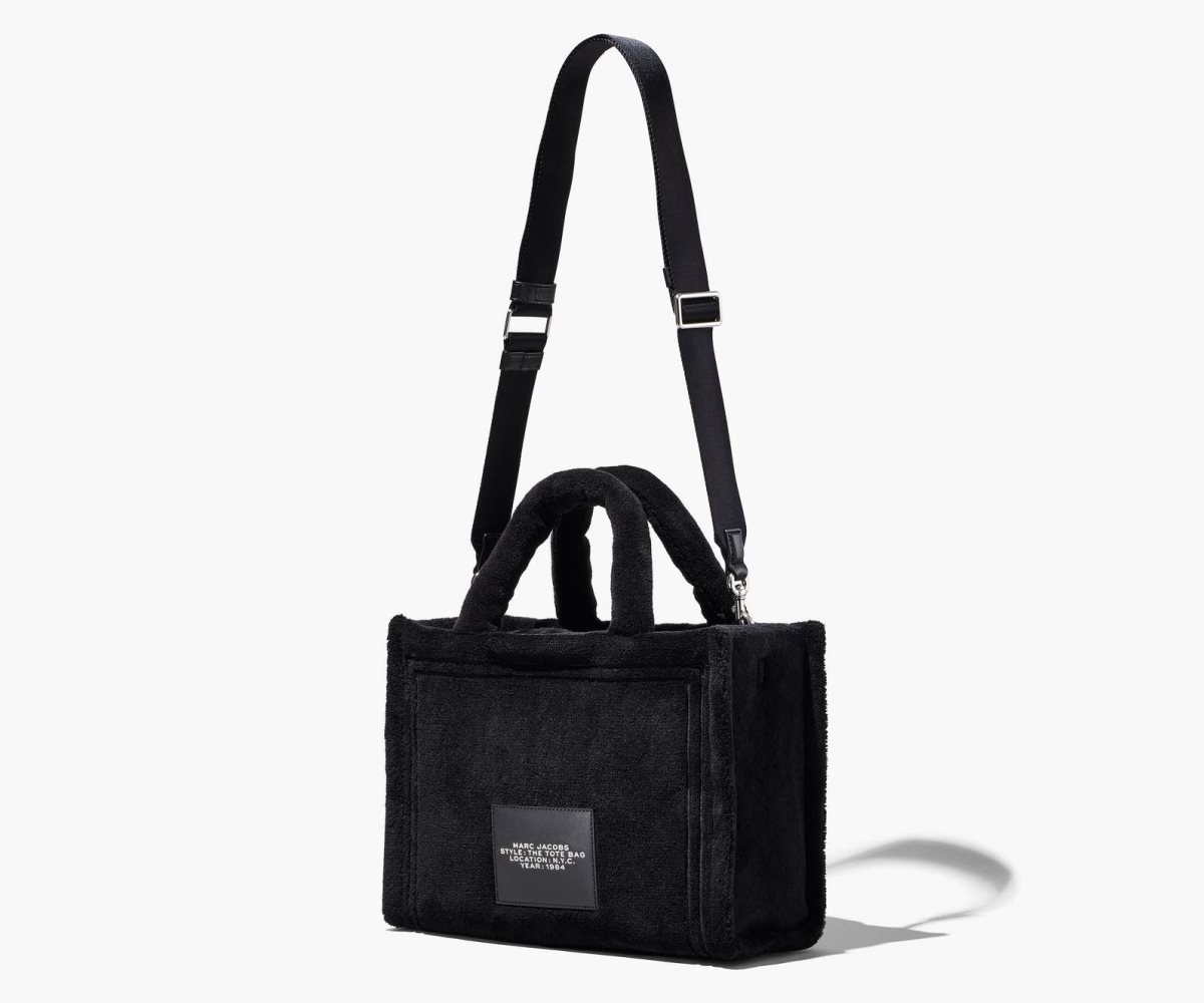Marc Jacobs Terry Medium Tote Bag Black | MDH-425780