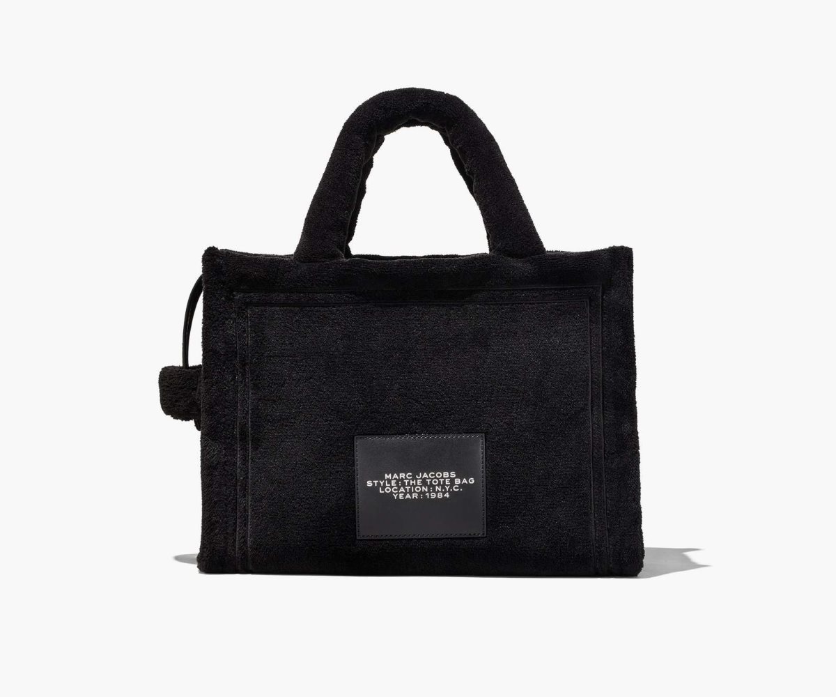Marc Jacobs Terry Medium Tote Bag Black | MDH-425780