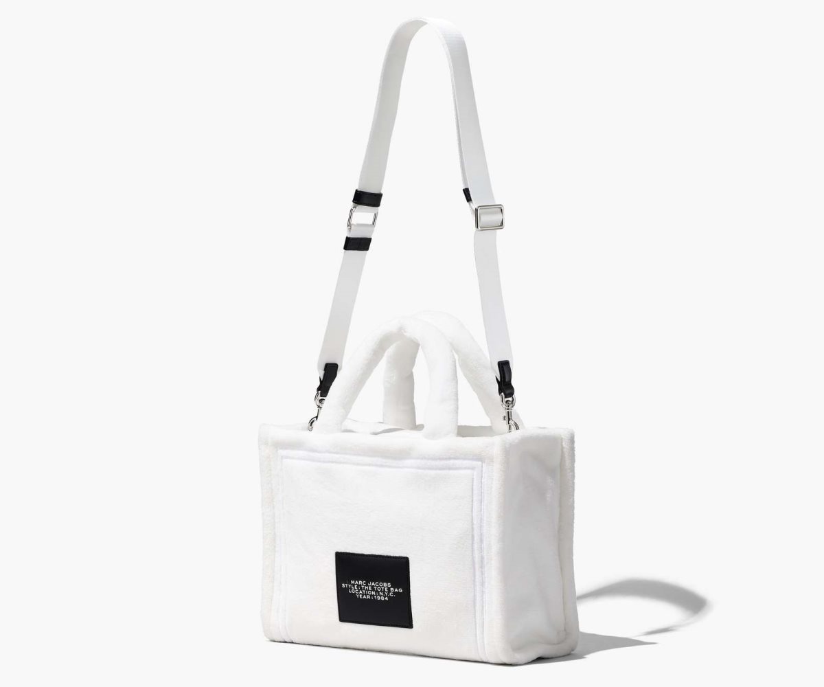 Marc Jacobs Terry Medium Tote Bag White | NFZ-739816