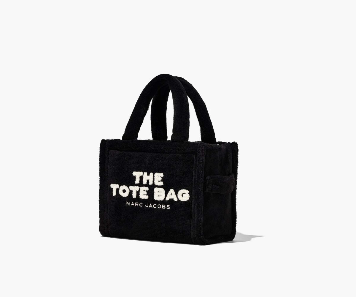 Marc Jacobs Terry Mini Tote Bag Black | HVU-853269