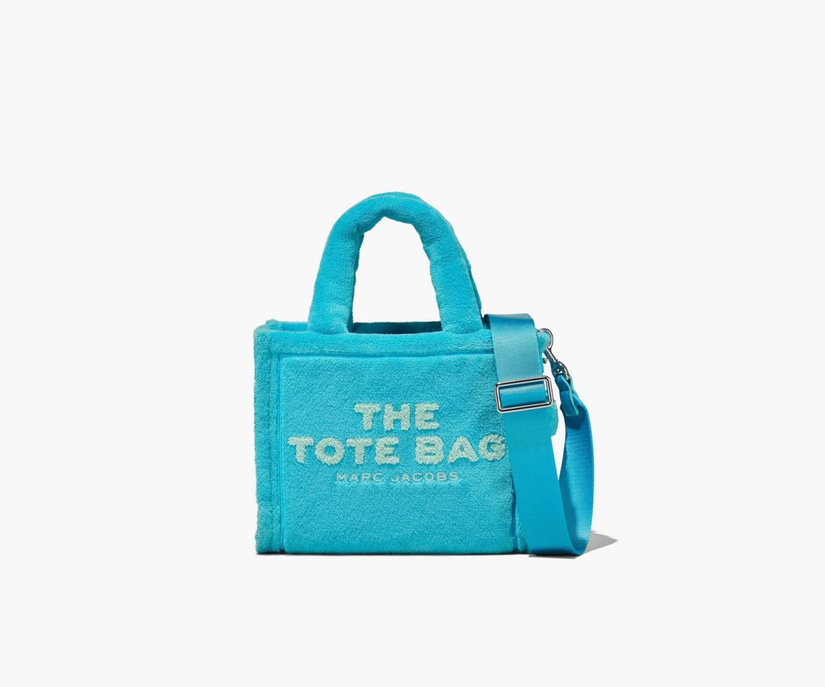Marc Jacobs Terry Mini Tote Bag Pool | MKQ-673024