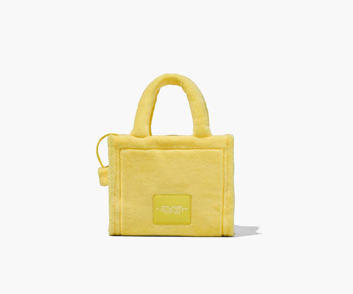 Marc Jacobs Terry Mini Tote Bag Yellow | FSH-482561