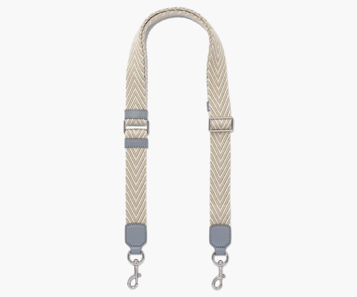 Marc Jacobs Thin Arrow Webbing Strap Wolf Grey Multi | BPS-679043