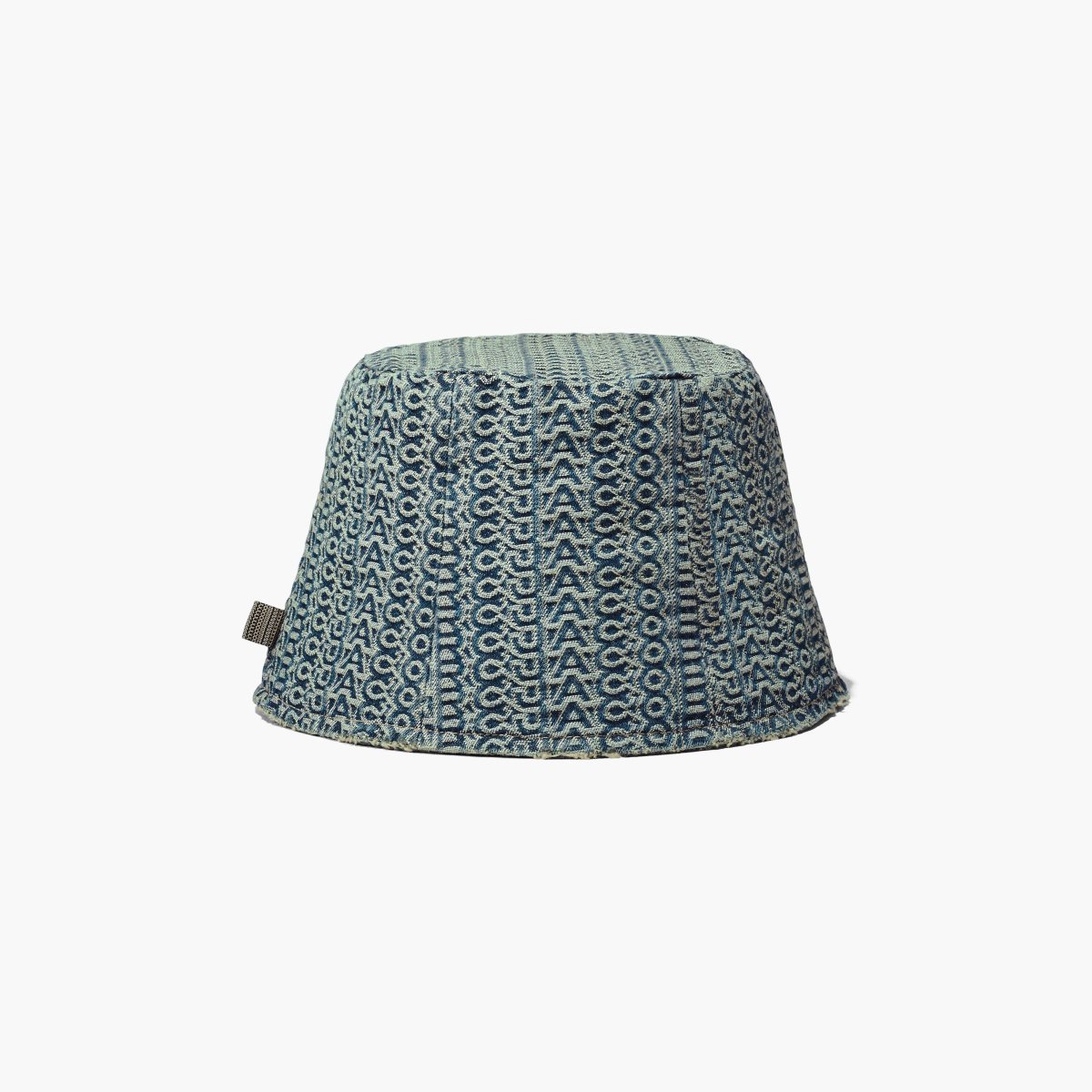 Marc Jacobs Washed Monogram Denim Bucket Hat Sun Faded Denim | YQN-360247