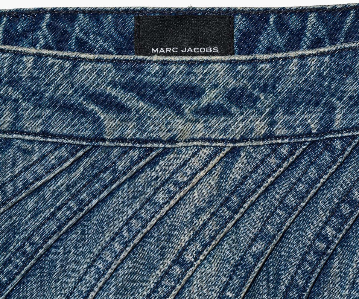 Marc Jacobs Wave Denim Skirt Swell Denim | VYA-420153