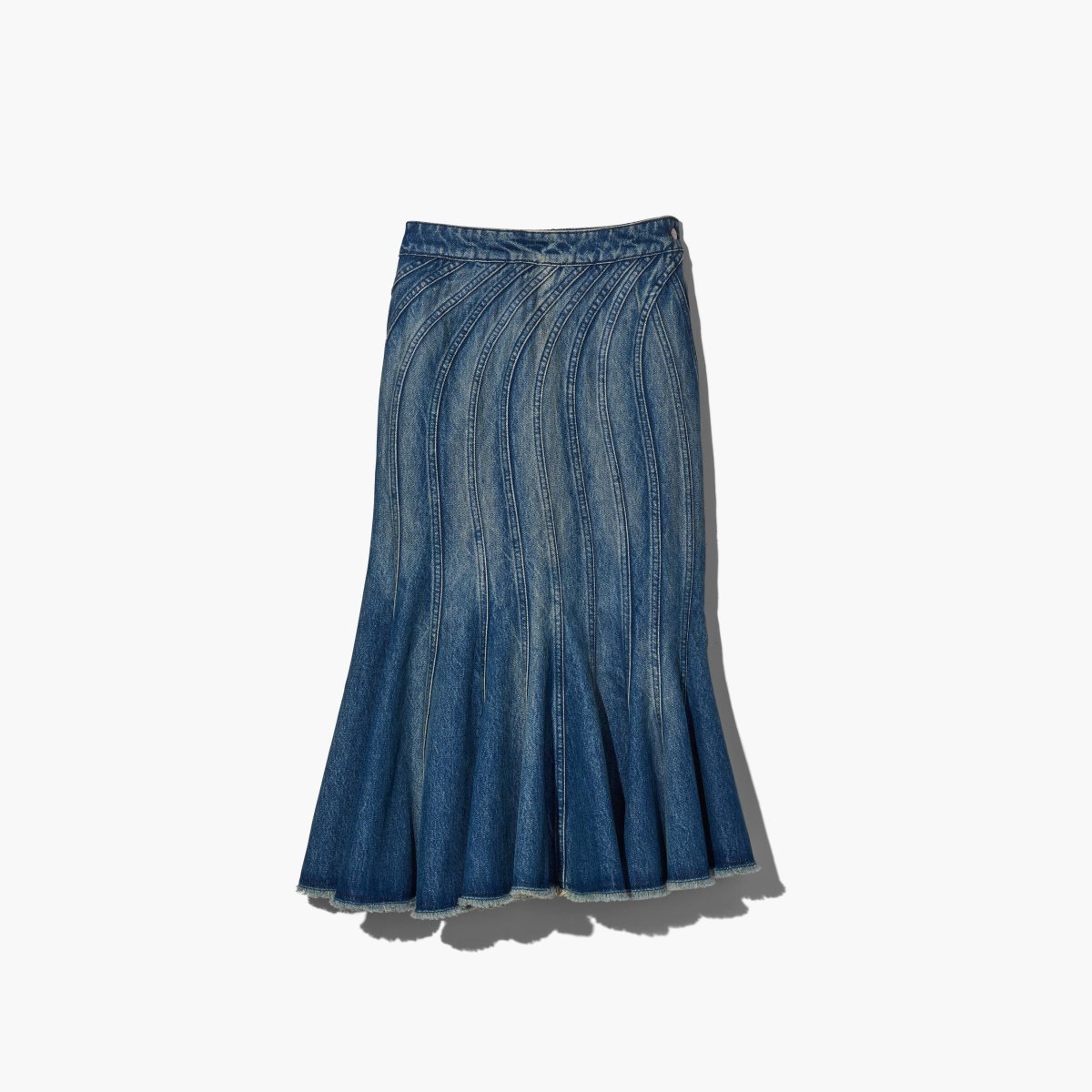 Marc Jacobs Wave Denim Skirt Swell Denim | VYA-420153