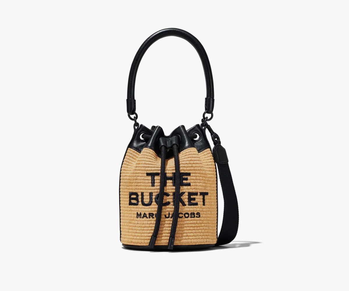 Marc Jacobs Woven Bucket Bag Natural | QBW-236849