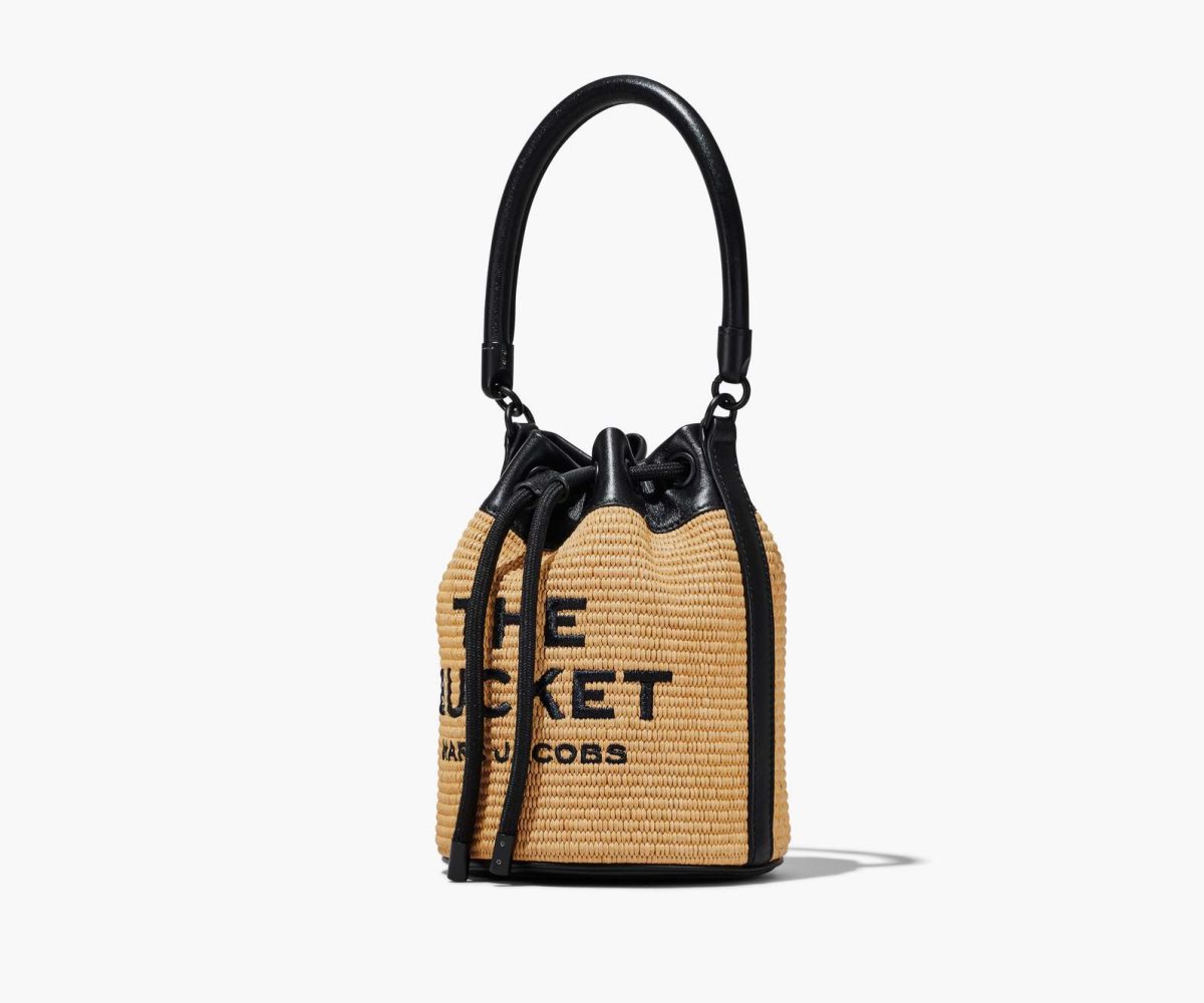 Marc Jacobs Woven Bucket Bag Natural | QBW-236849