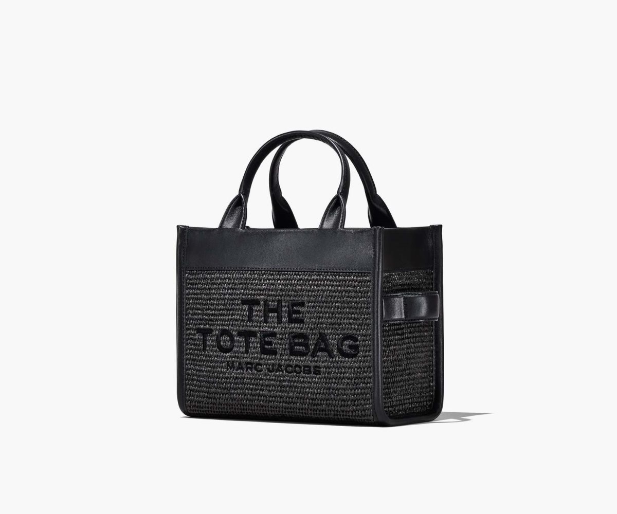 Marc Jacobs Woven DTM Mini Tote Bag Black | HFR-724581