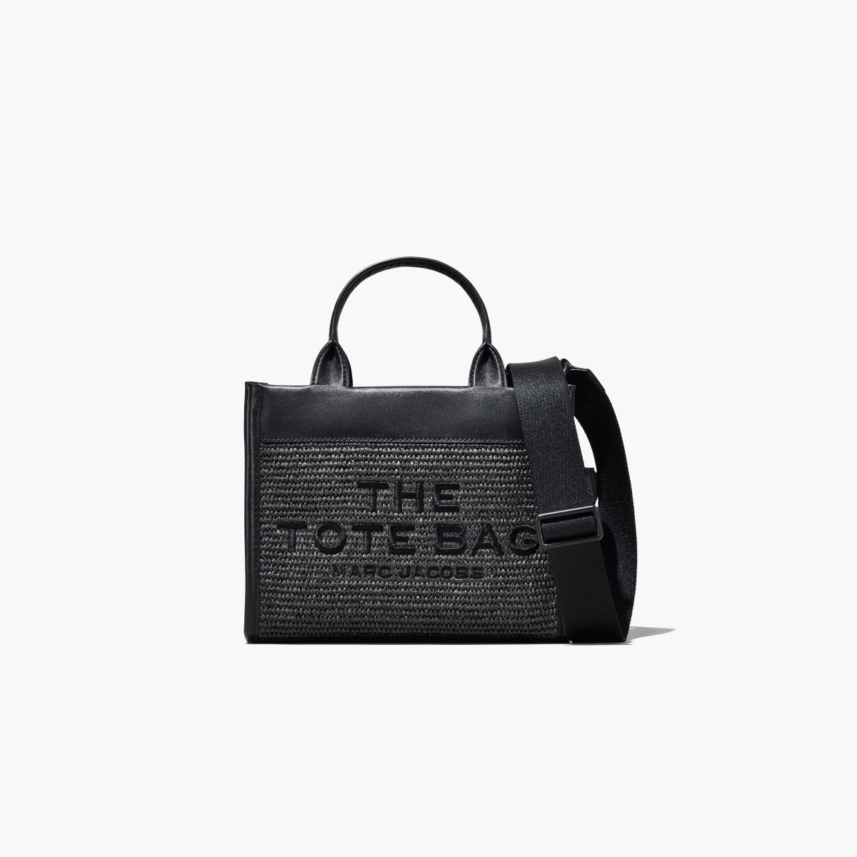 Marc Jacobs Woven DTM Mini Tote Bag Black | HFR-724581