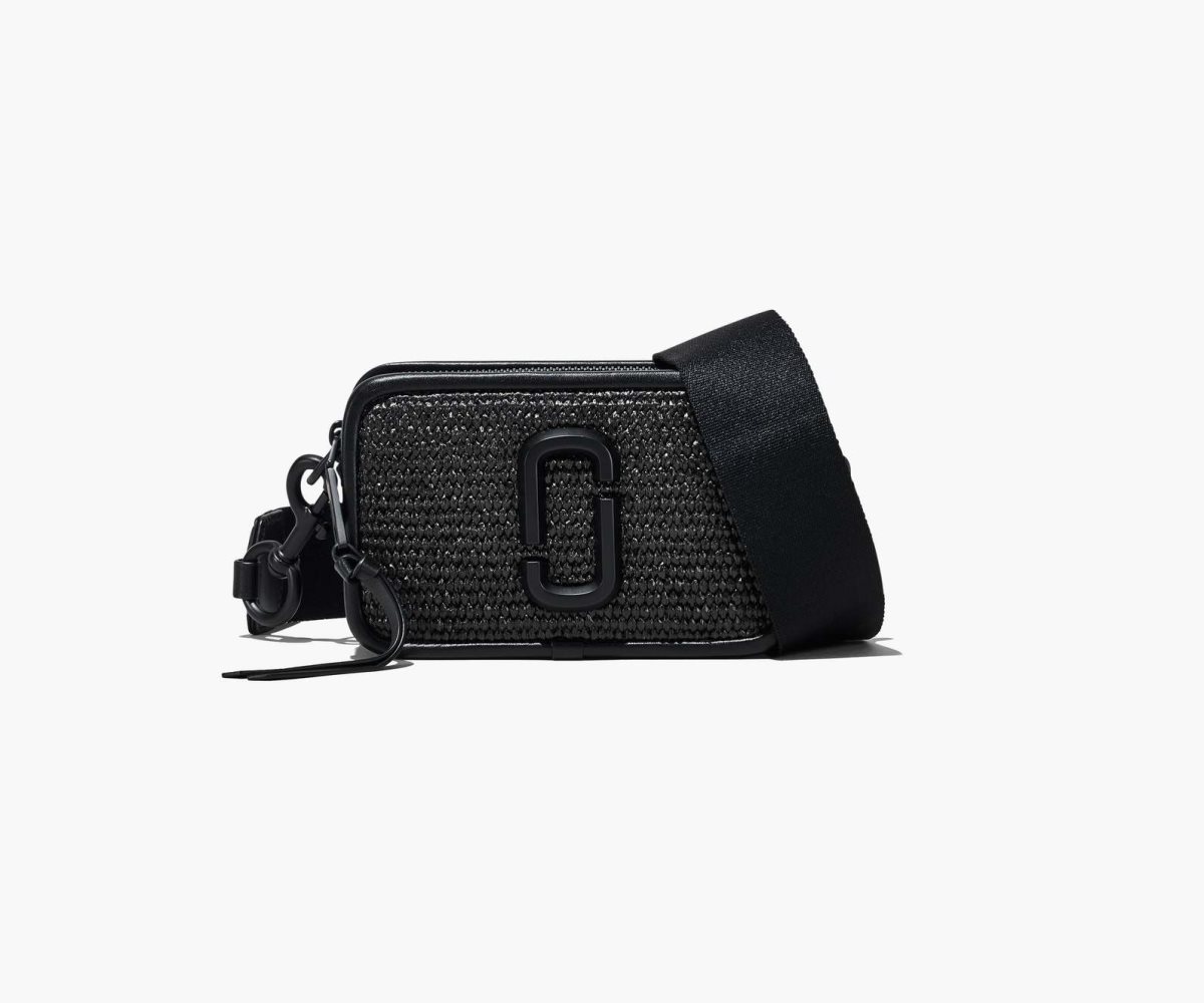 Marc Jacobs Woven DTM Snapshot Black | NGY-367250