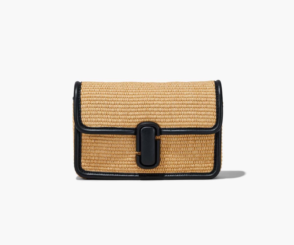 Marc Jacobs Woven J Marc Shoulder Bag Natural | IHY-392781