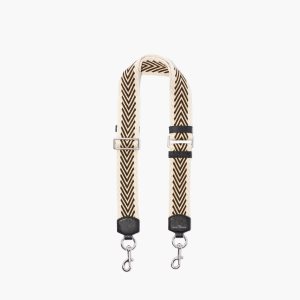 Marc Jacobs Arrow Webbing Strap Black Multi/Nickel | SKU-241789