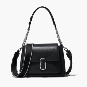 Marc Jacobs J Marc Chain Satchel Black/Silver | LDY-106492