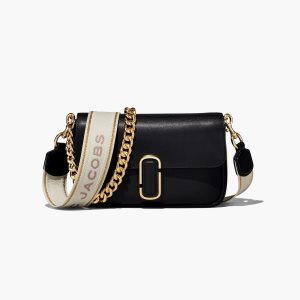 Marc Jacobs J Marc Shoulder Bag Black | RWT-249861