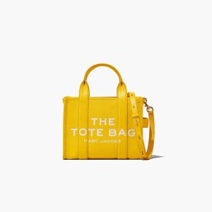 Marc Jacobs Leather Mini Tote Bag Sun | BJH-274638