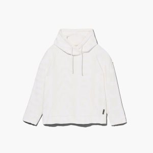 Marc Jacobs Monogram Oversized Hoodie Eggshell/Optic White | FVQ-408537