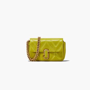 Marc Jacobs Quilted Leather J Marc Mini Bag Citronelle | EPF-683512