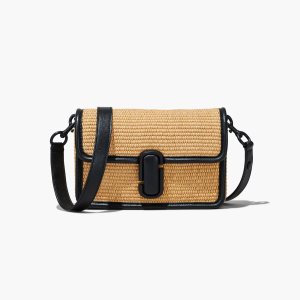 Marc Jacobs Woven J Marc Shoulder Bag Natural | IHY-392781